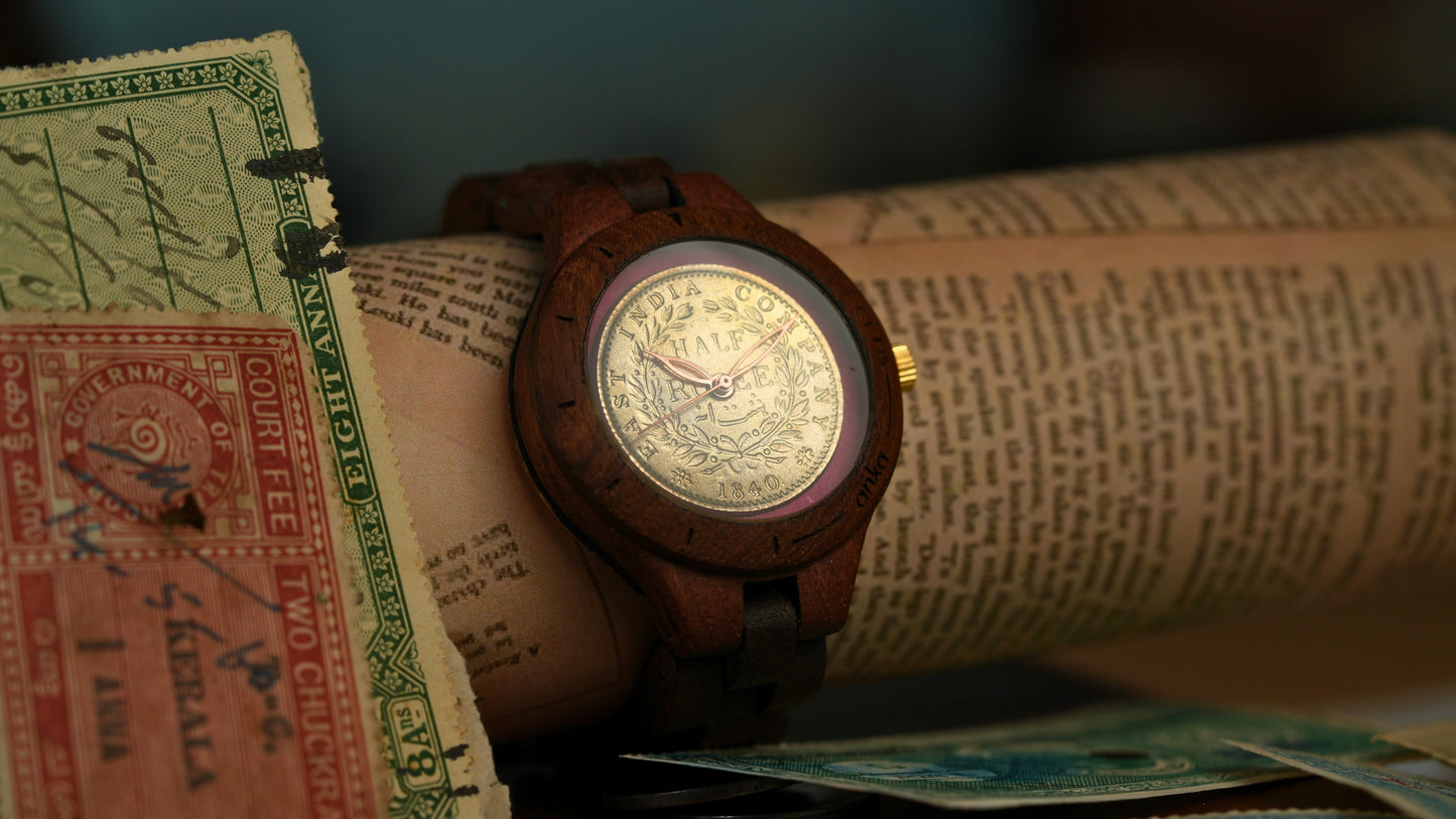 East India Co. 1840 1/2 Rupee